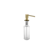 Aspen In-Bench Soap Dispenser Brushed Brass gallery detail image
