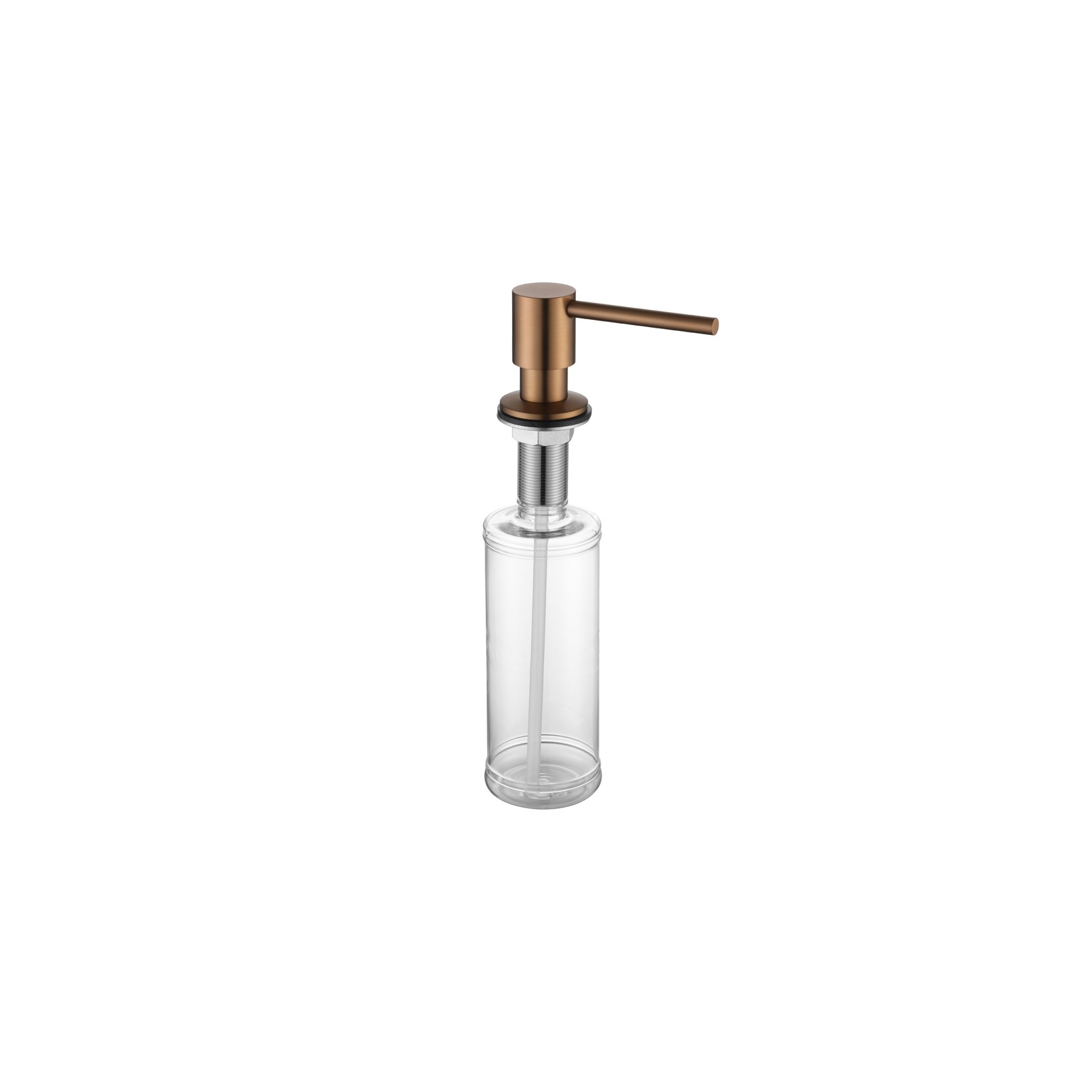 Aspen In-Bench Soap Dispenser Brushed Copper gallery detail image