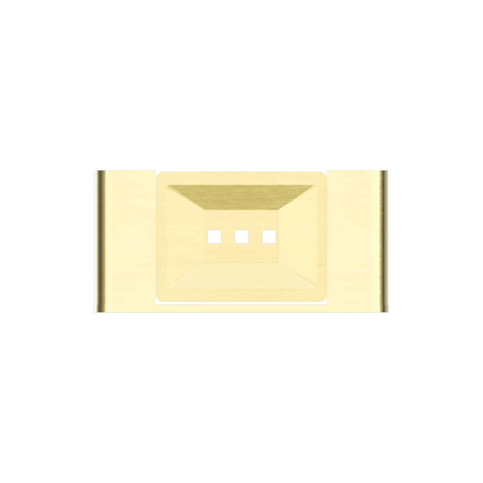 Bianca Soap Dish Holder | Brushed Gold gallery detail image