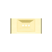 Bianca Soap Dish Holder | Brushed Gold gallery detail image