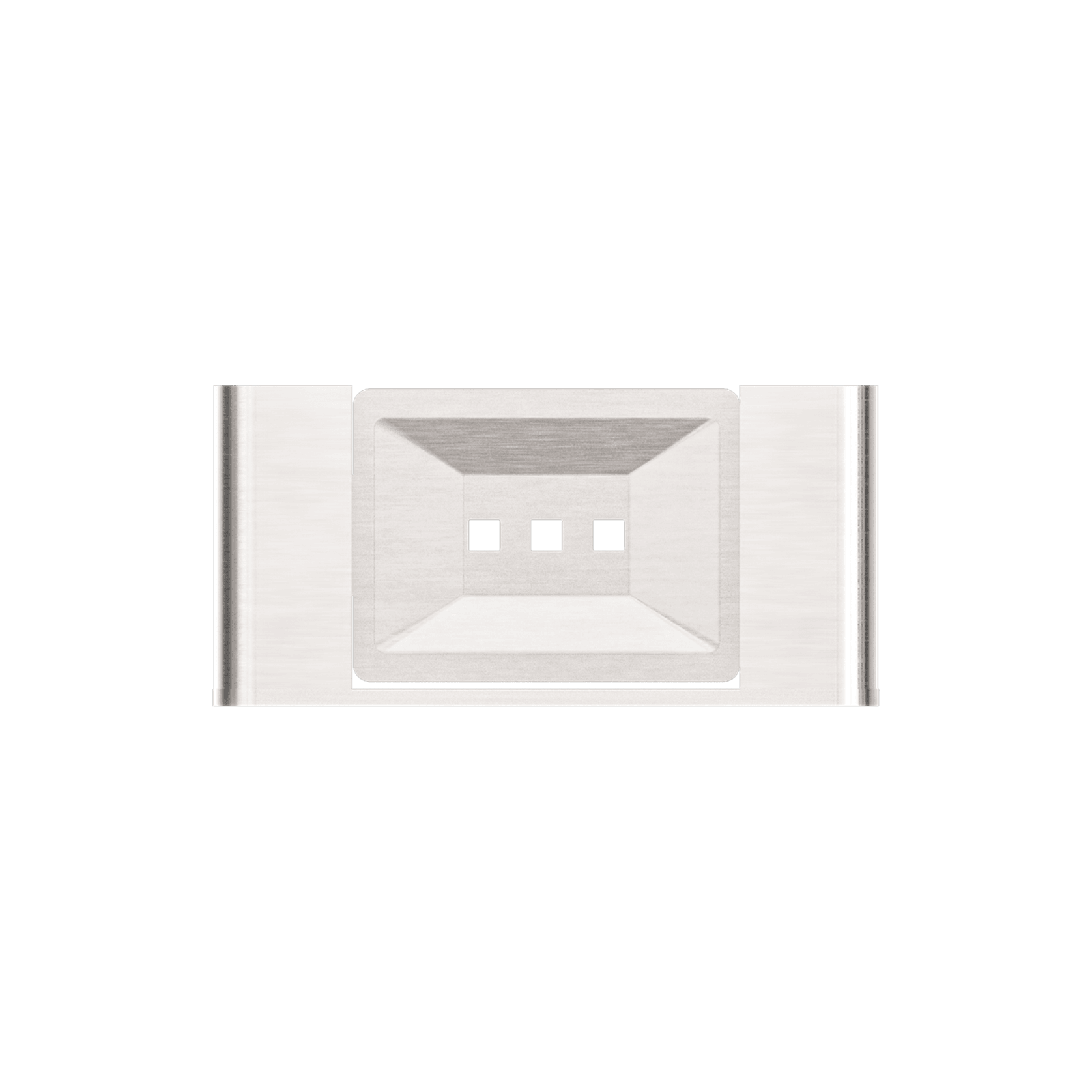 Bianca Soap Dish Holder | Brushed Nickel gallery detail image