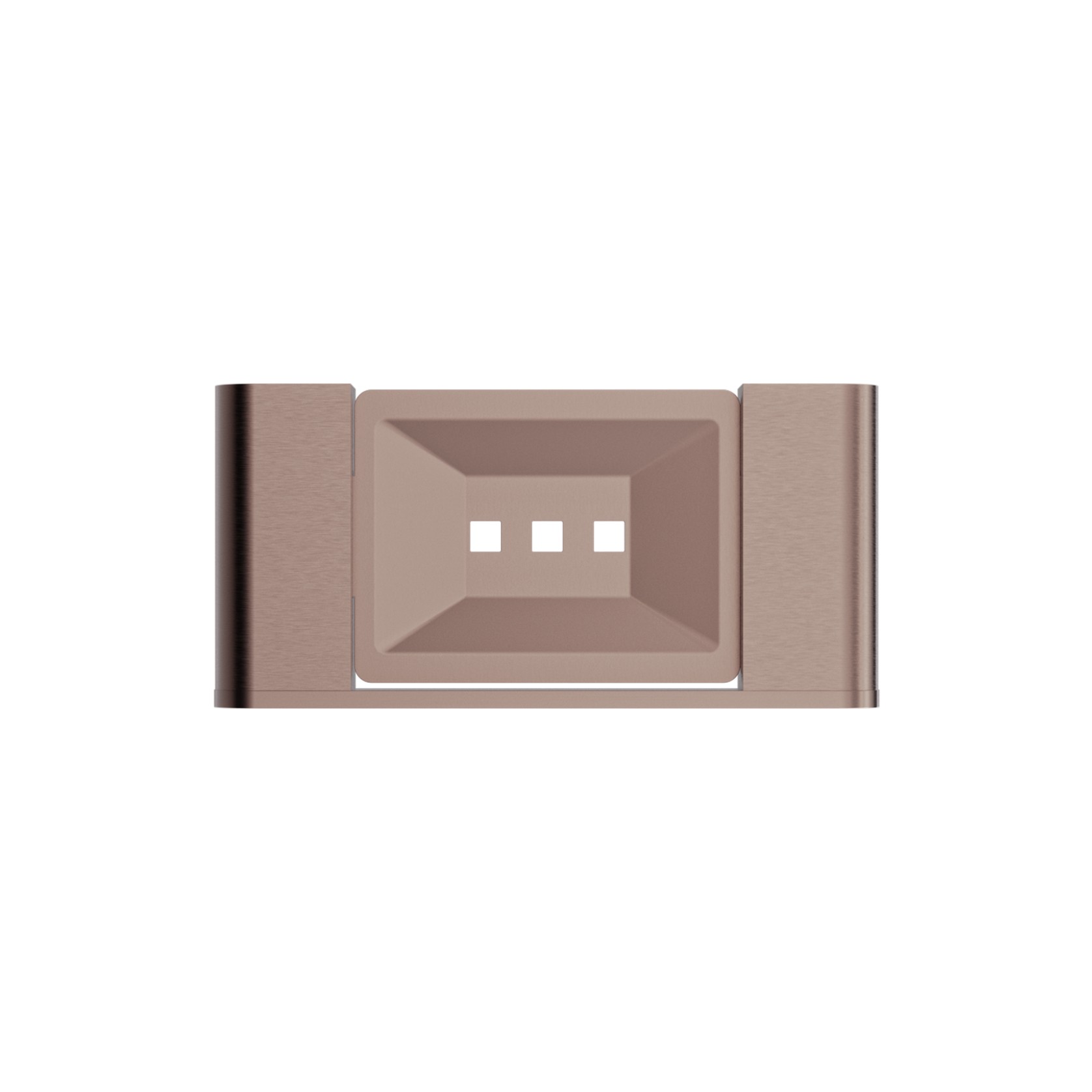 Bianca Soap Dish Holder | Brushed Bronze gallery detail image