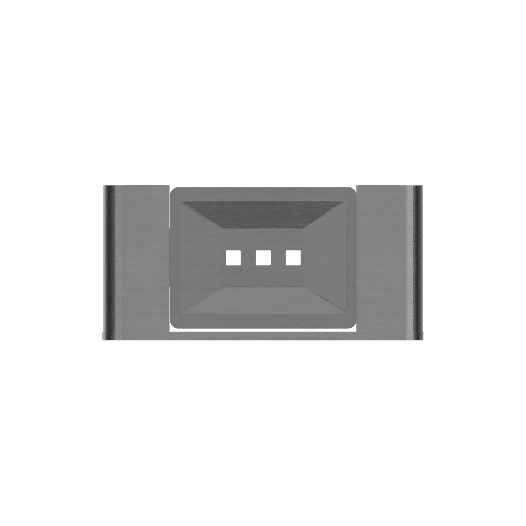 Bianca Soap Dish Holder | Gun Metal gallery detail image