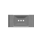 Bianca Soap Dish Holder | Gun Metal gallery detail image