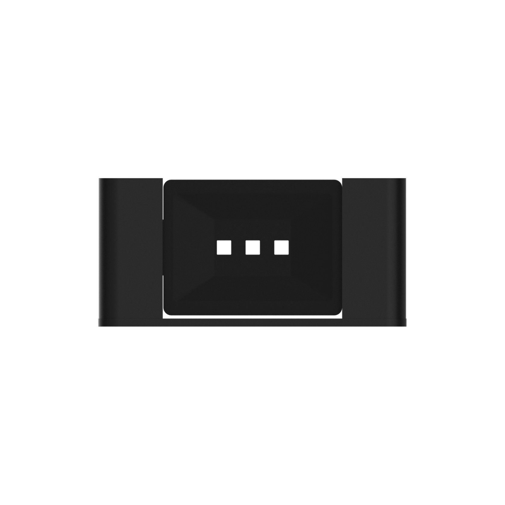 Bianca Soap Dish Holder | Matte Black gallery detail image