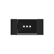 Bianca Soap Dish Holder | Matte Black gallery detail image