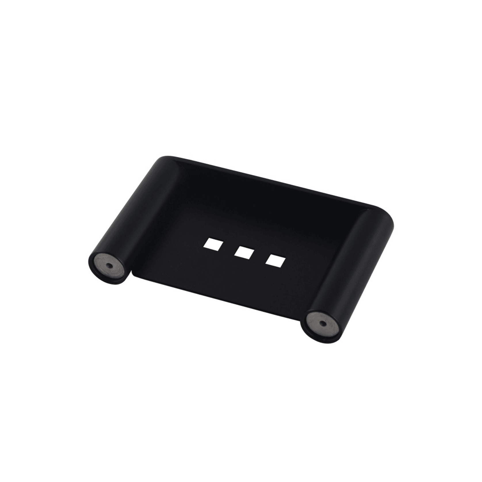 Rushy Soap Dish Matte Black gallery detail image