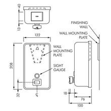 ASI Surface Mounted Vertical Liquid Soap Dispenser gallery detail image