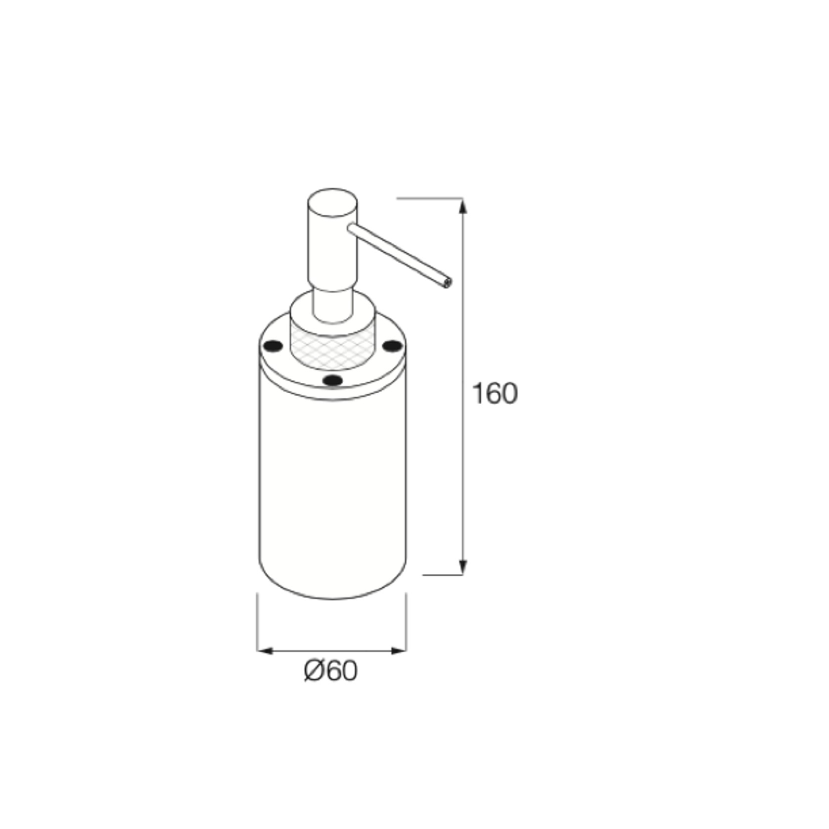 Minimal Soap Dispenser by Boffi gallery detail image