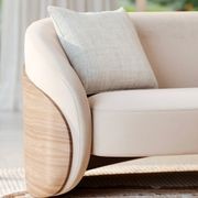 Fleur Wood Back Sofa gallery detail image