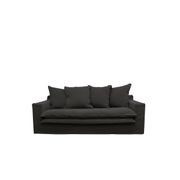 Keely Slipcover Sofa 2 Seater - Carbon gallery detail image