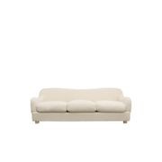 Teddy 3 Seater Sofa - Cream Shearling gallery detail image