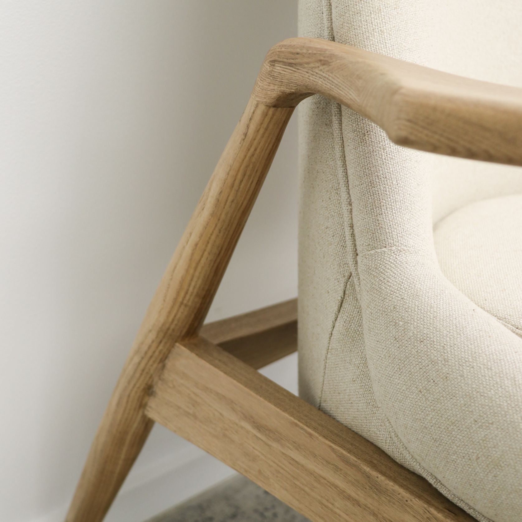 Morley Armchair - Linen Fabric gallery detail image