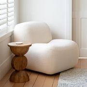 Chino Single Seater Sofa - Cream gallery detail image