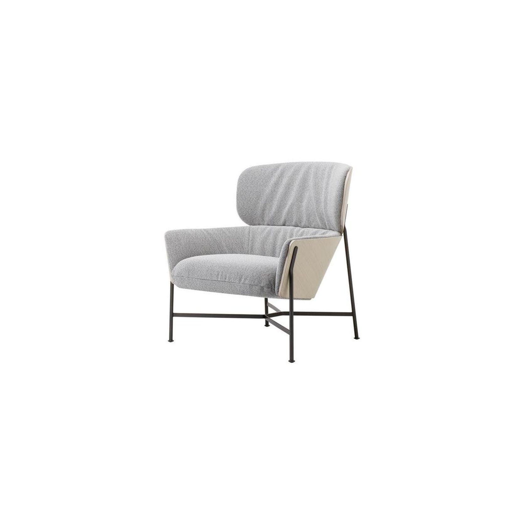 Caristo Low Back Fabric | Armchair gallery detail image
