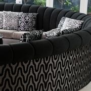 Bespoke Curved Art Deco Sofa gallery detail image