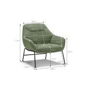 Mii Occasional Lounge Chair | Moss Green gallery detail image