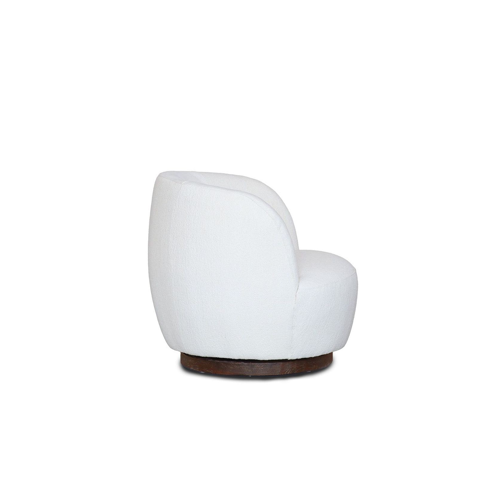 Mid Century Boucle Swivel Chair gallery detail image