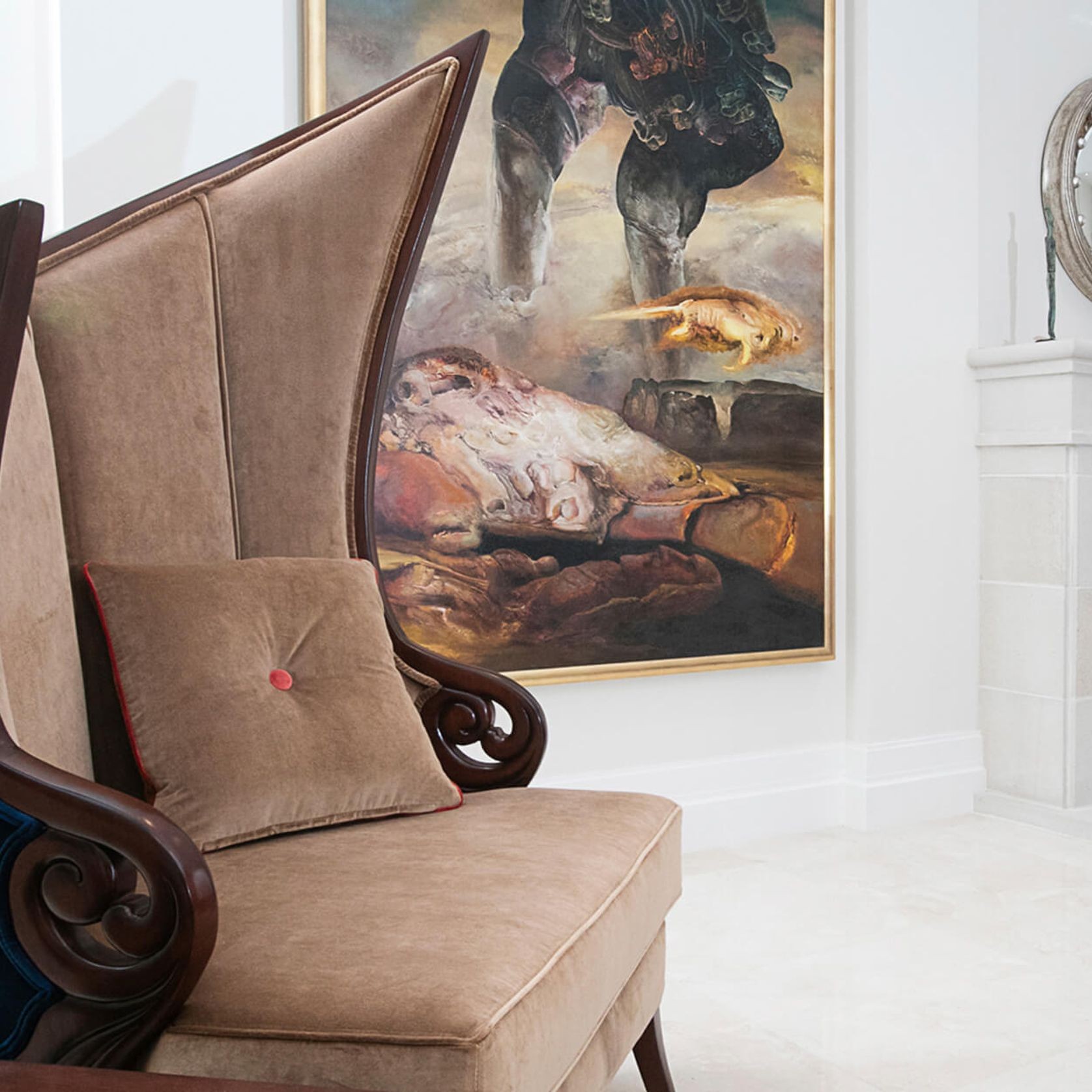 Modern Art Deco Chairs gallery detail image