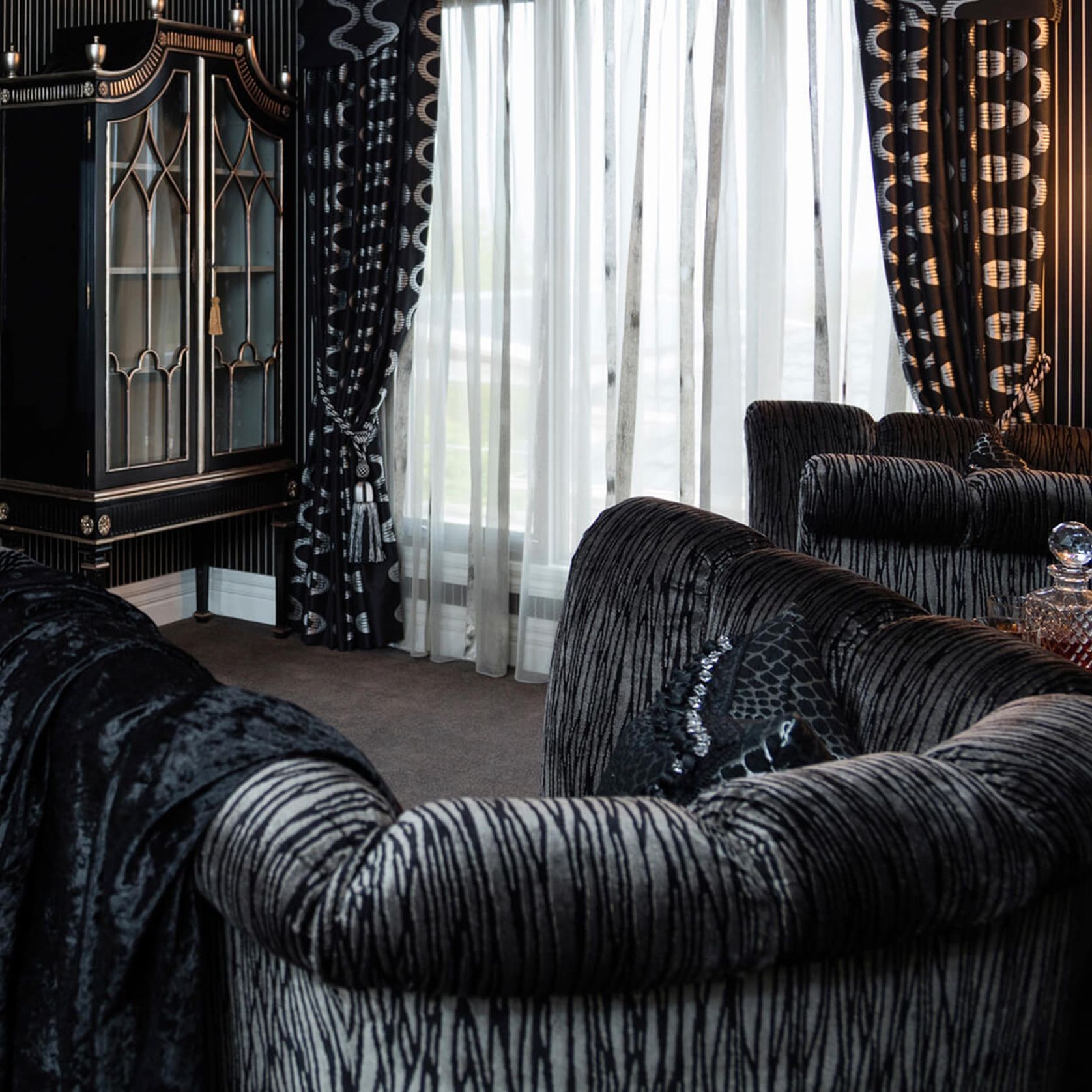 Fluted Back Tub Chair gallery detail image