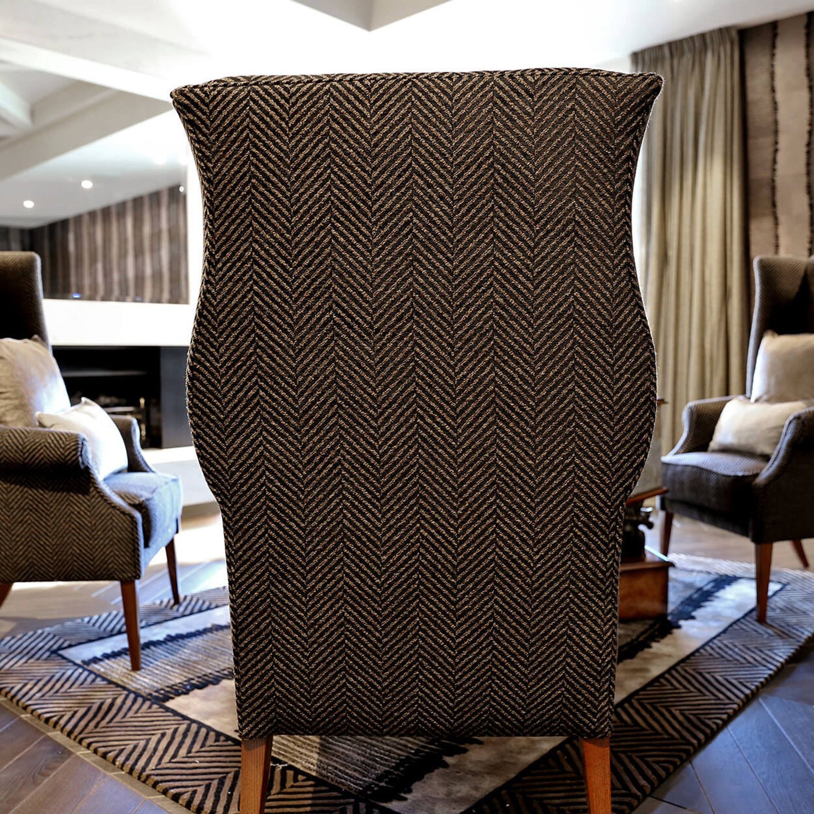 Hamptons Wingback Chair gallery detail image