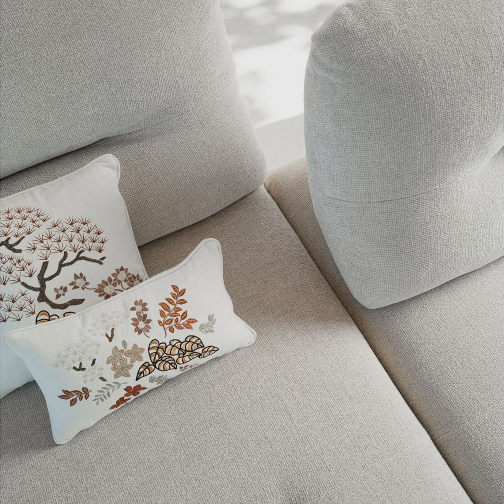 Escale 3-Seat one-arm sofa, right arm – Double Depth gallery detail image