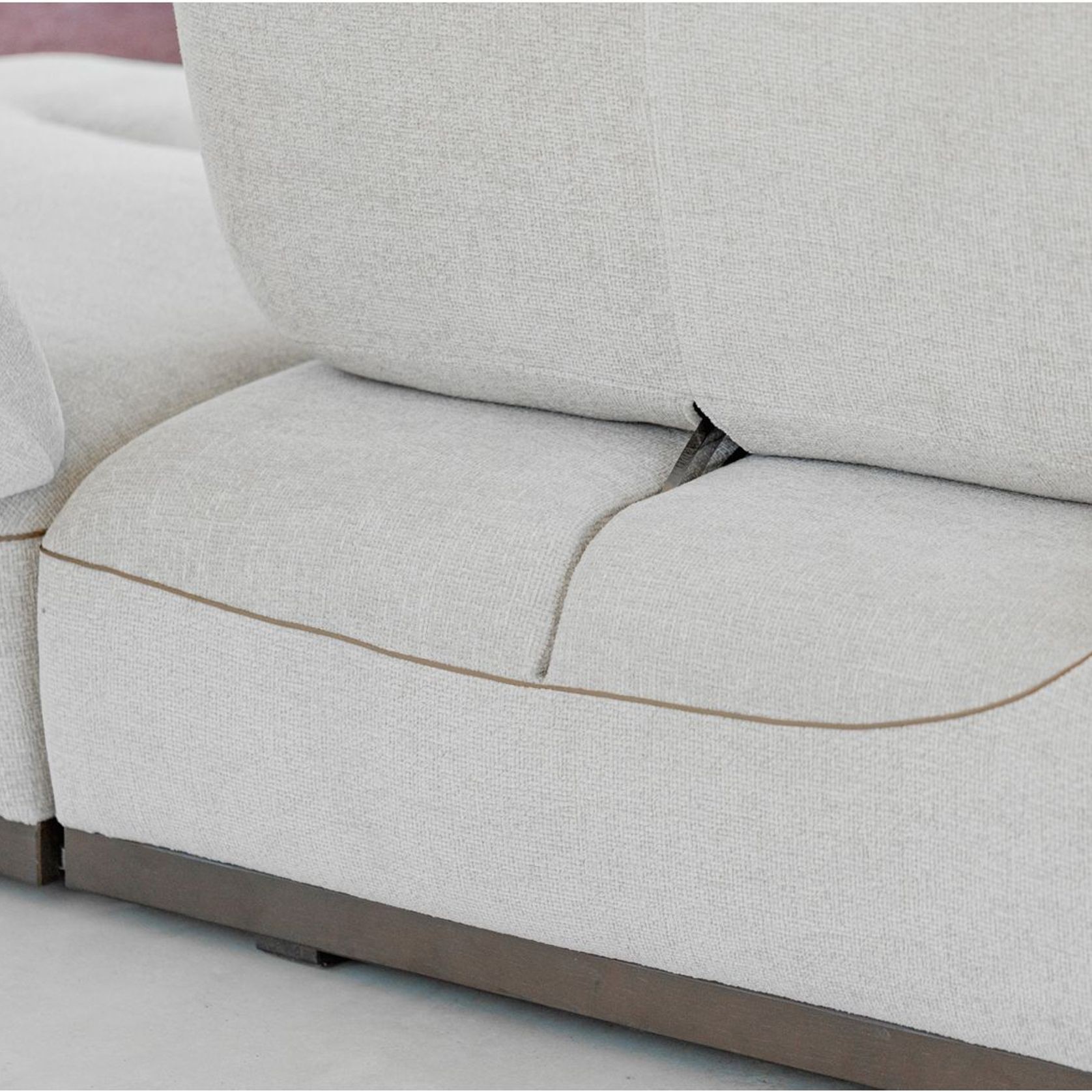 Escale 3-Seat one-arm sofa, right arm – Double Depth gallery detail image