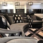 Art Deco Sofa with ‘V’ Panel Backrest gallery detail image
