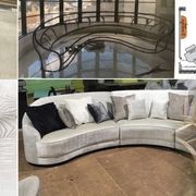 Art Deco Curved Sofa gallery detail image