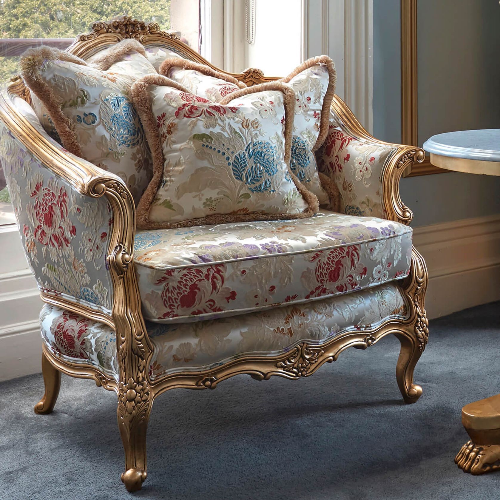 French Chair in Gold Gild gallery detail image