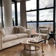 Contemporary Fluted Back Sofa gallery detail image