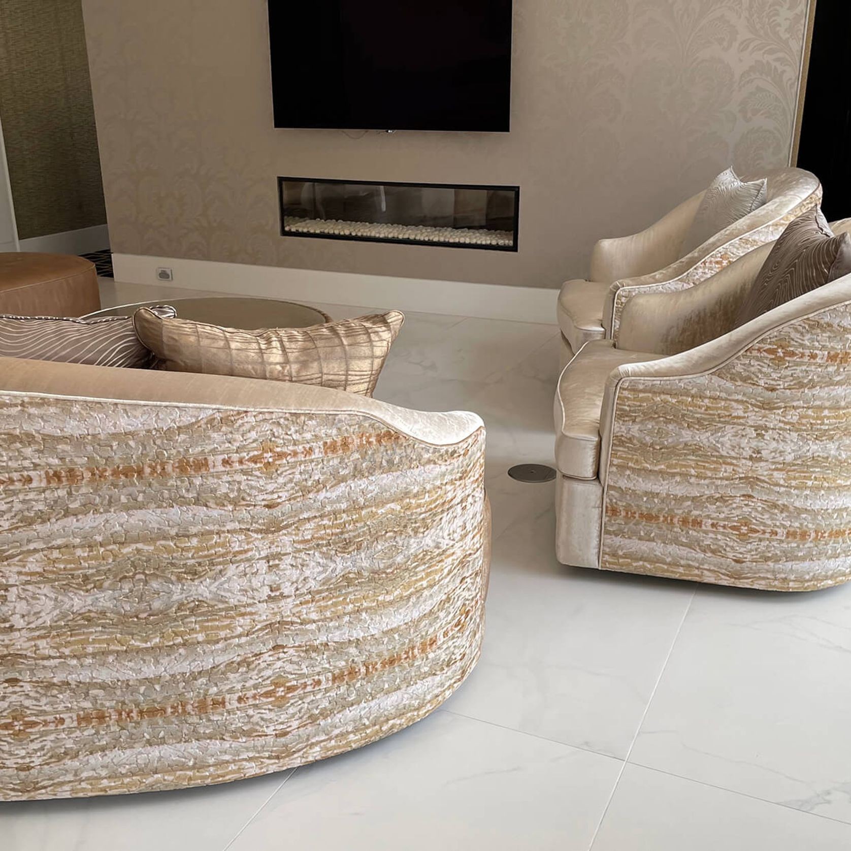 Mid Century Modern Swivel Tub Chairs gallery detail image