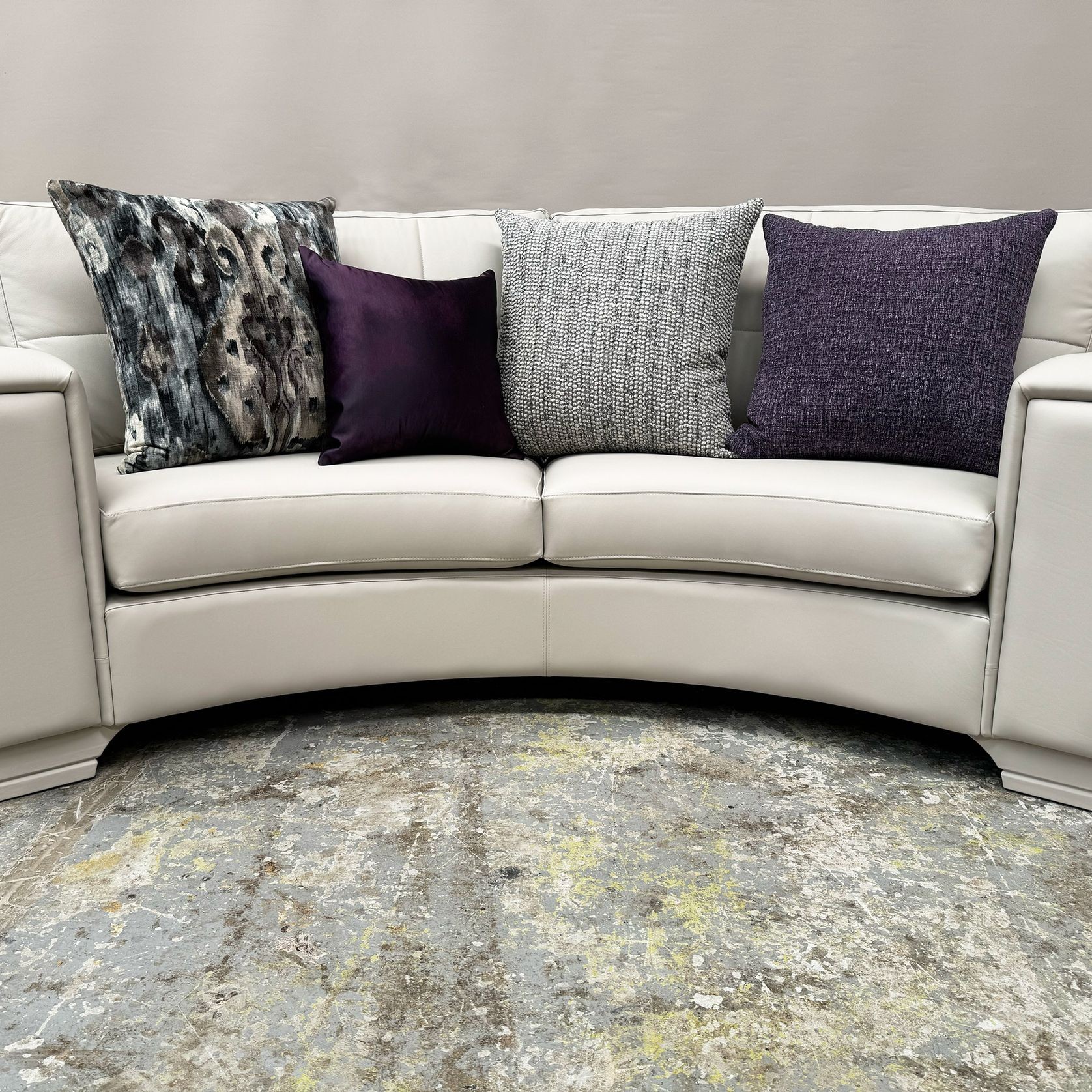 Modernist Curved Sofa gallery detail image