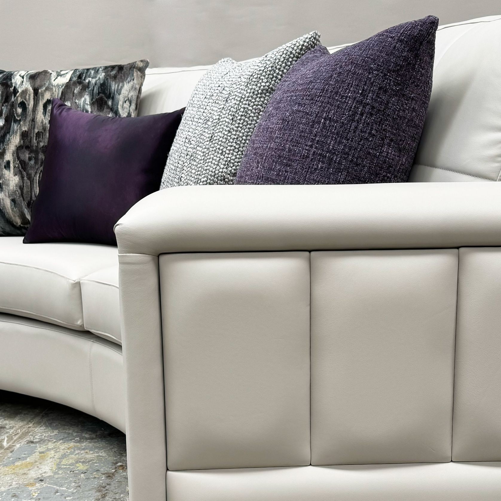 Modernist Curved Sofa gallery detail image