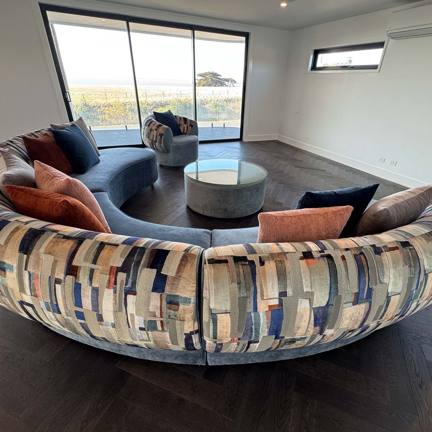 Modern Curved Modular Sofa gallery detail image