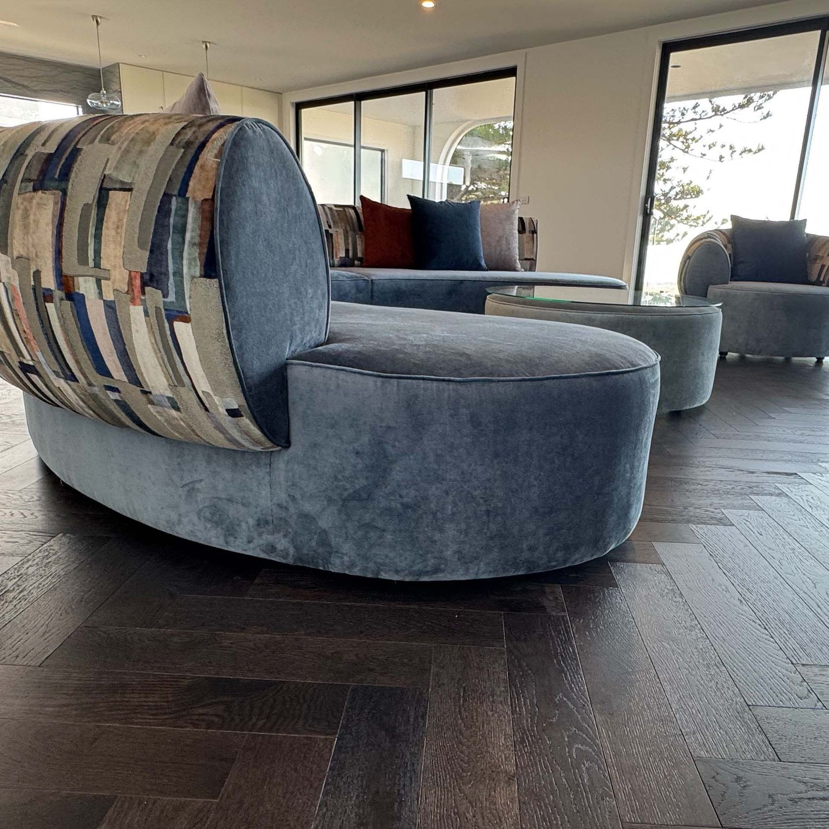Modern Curved Modular Sofa gallery detail image