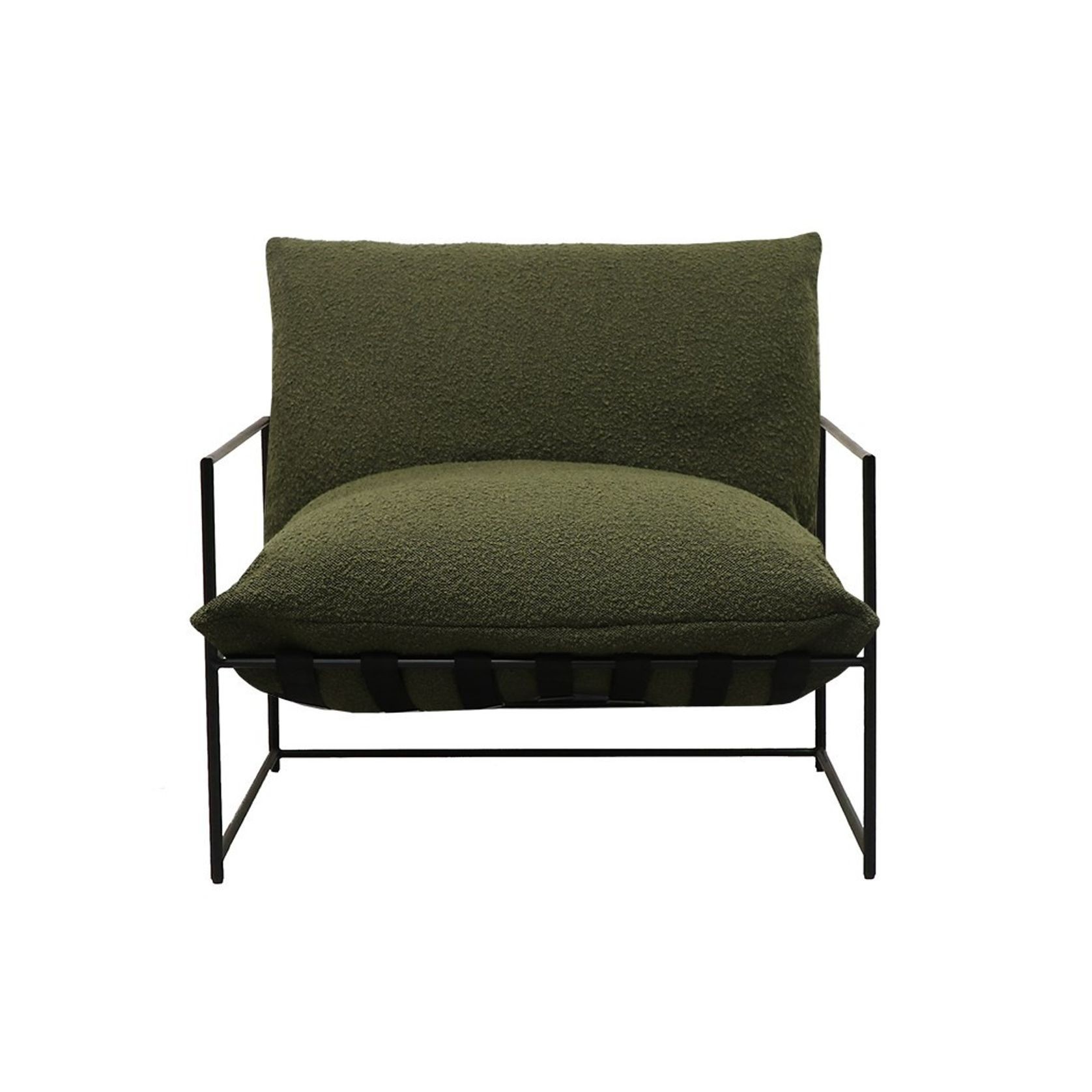 Lauro Club Chair Large Boucle - Green gallery detail image
