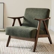 Webster Green Occasional Chair | Rustic Walnut gallery detail image
