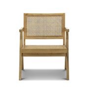 Mira Rattan Occasional Armchair | Natural gallery detail image