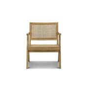 Mira Rattan Occasional Armchair | Natural gallery detail image