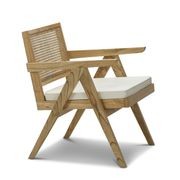 Mira Rattan Occasional Armchair | Natural gallery detail image