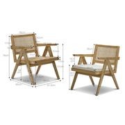 Mira Rattan Occasional Armchair | Natural gallery detail image