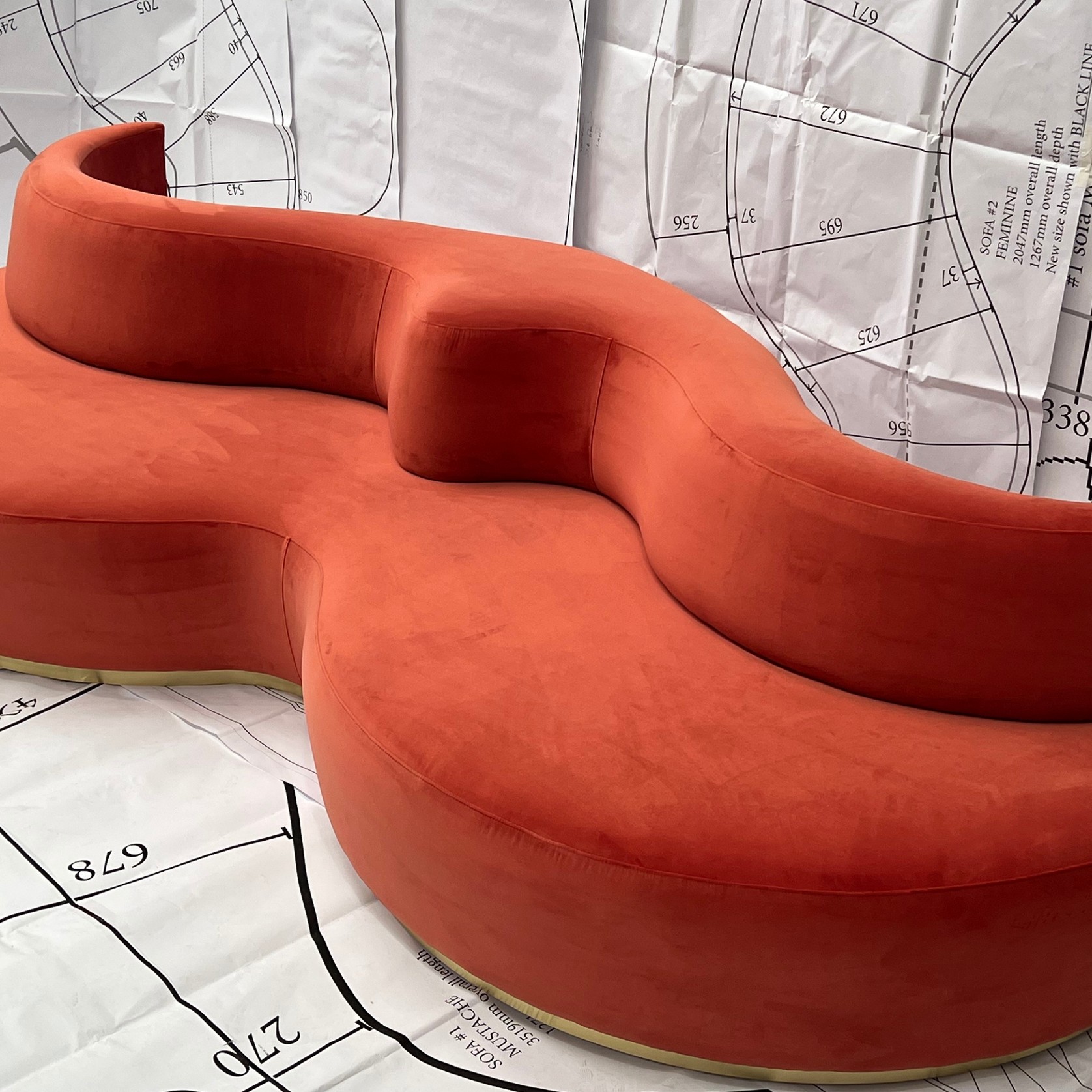 Cartier Mid Century Sofa gallery detail image