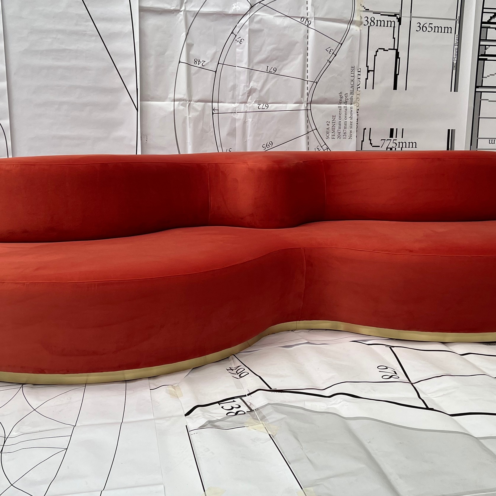 Cartier Mid Century Sofa gallery detail image