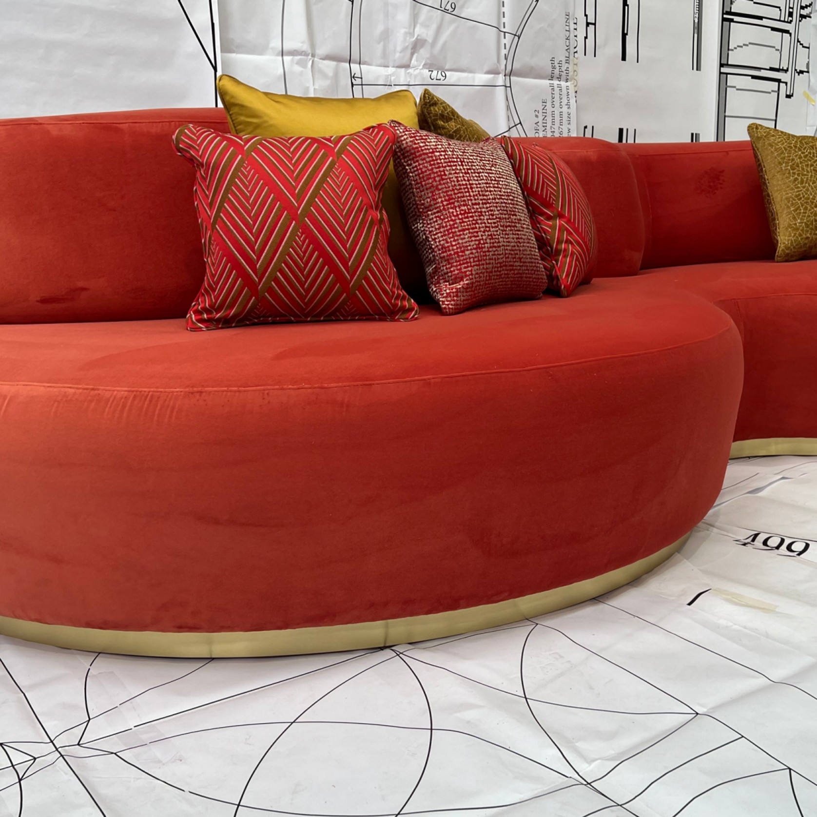 Cartier Mid Century Sofa gallery detail image