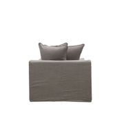 Keely Slipcover Armchair - Cement gallery detail image
