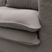 Keely Slipcover Armchair - Cement gallery detail image