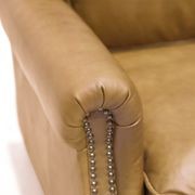 Brunswick Italian Leather Sofa - 3 Seater Camel gallery detail image