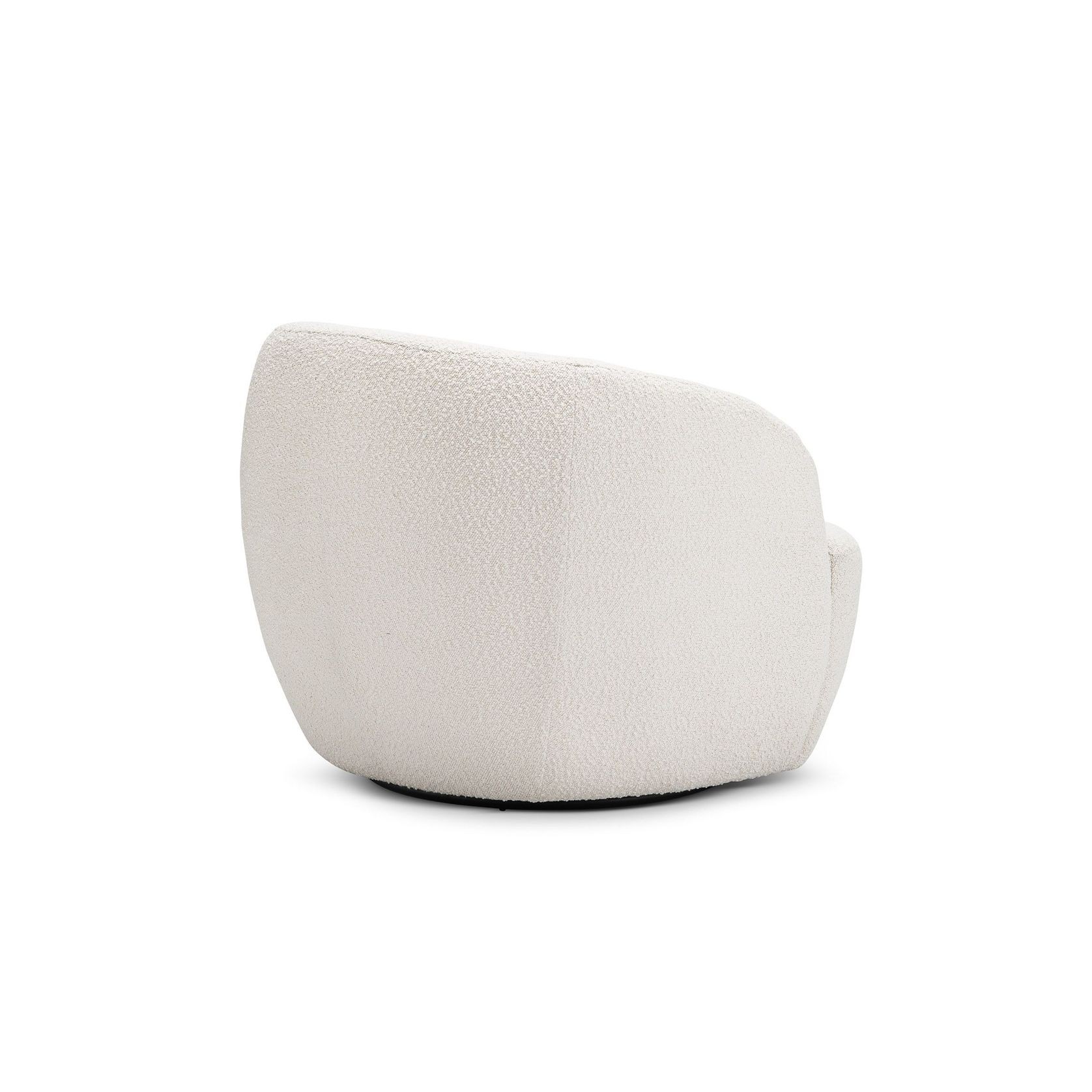 Cuddle Swivel Armchair | Cream Bouclé gallery detail image
