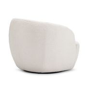 Cuddle Swivel Armchair | Cream Bouclé gallery detail image
